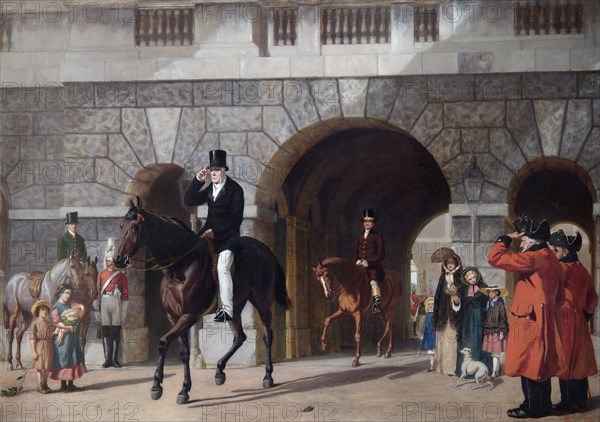 His Last Return from Duty', 1853