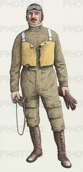 First World War flying boat pilot