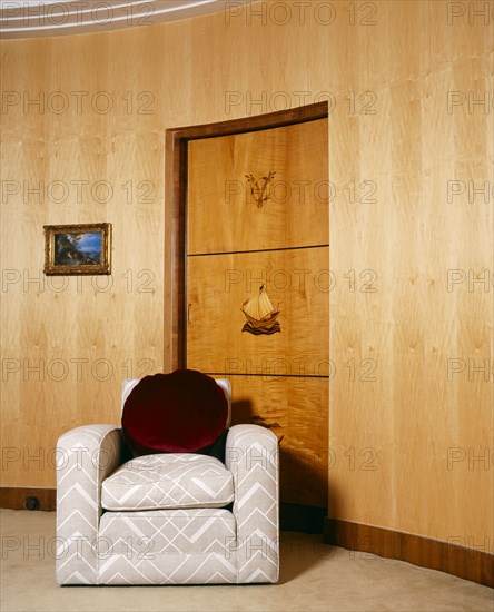 Virginia Courtauld's bathroom, Eltham Palace, London, c2000s