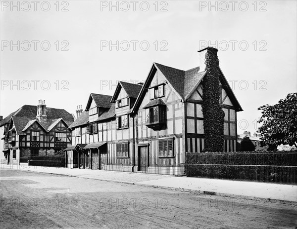 Shakespeare's birthplace, Stratford-upon-Avon, Warwickshire, late 19th Century