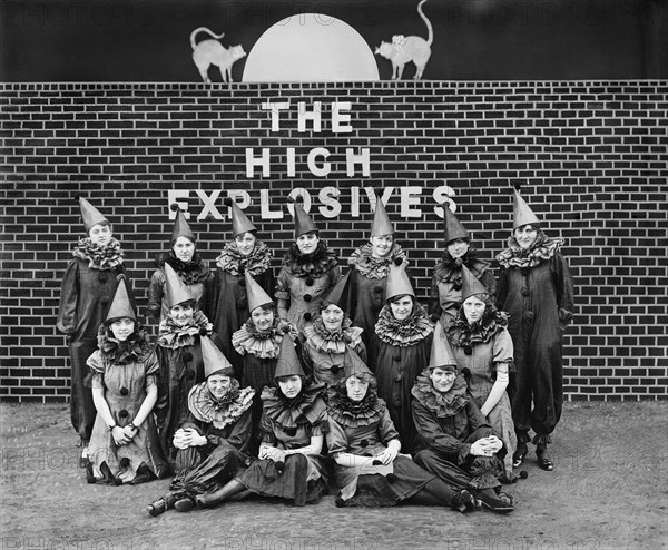 Concert party of the Cunard Shell Works, Bootle, Merseyside, 1917