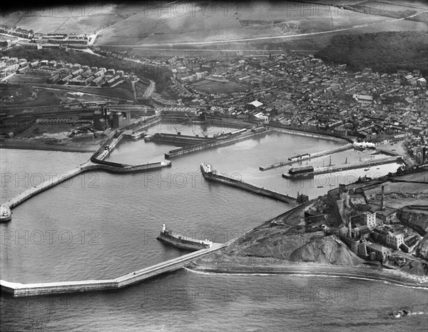 Harbour and environs, Whitehaven, Cumbria, 1933