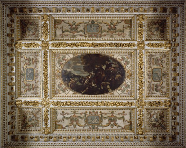 Defence of Scutari, Gallery ceiling, Chiswick House, c1990-2010
