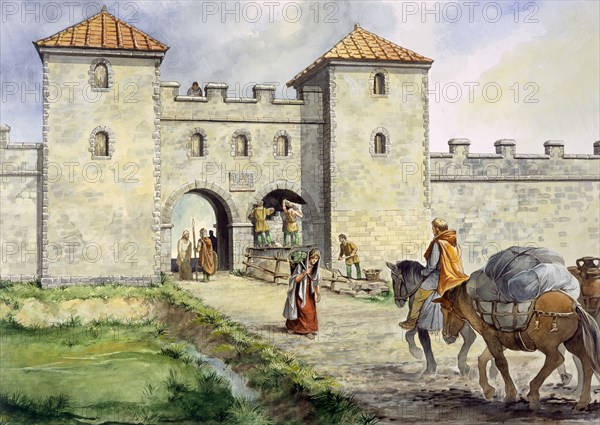 Birdoswald Roman Fort, c3rd century, (c1990-2010)