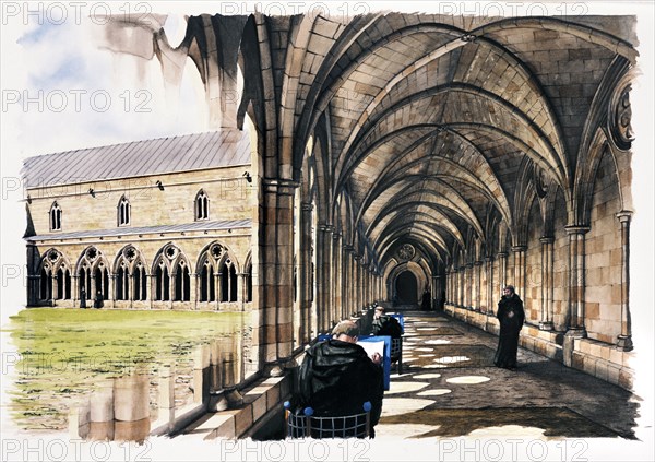 Battle Abbey, 13th century, (c1990-2010) Artist