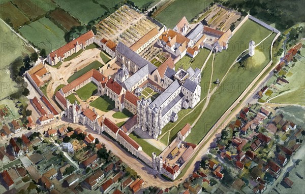 St Augustine's Abbey, c1500, (1990-2010)