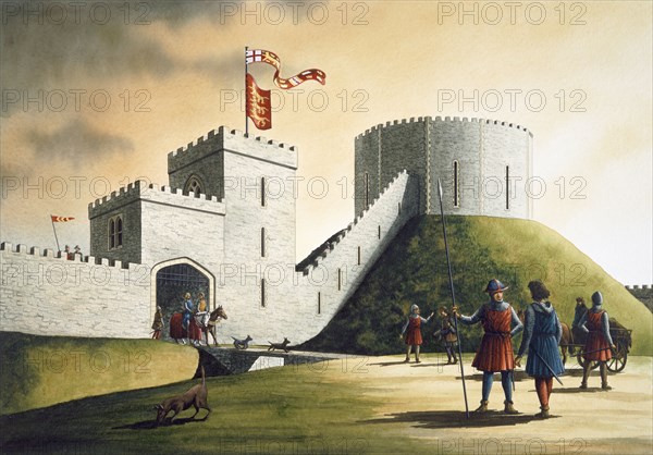 Pickering Castle, c14th century, (c1990-2010)