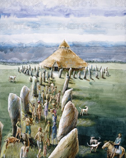 The Sanctuary, Avebury, c3rd millennium BC, (c1990-2010)