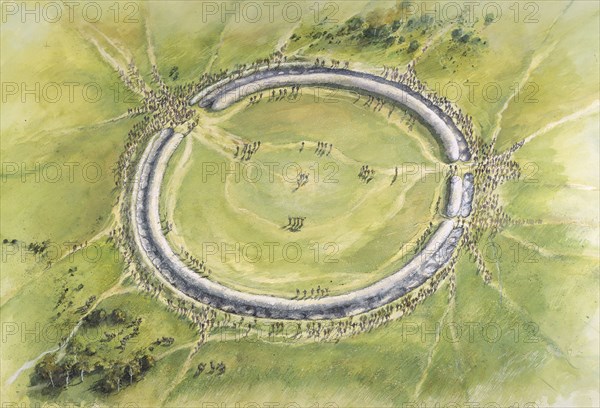 Stonehenge Phase 1, c30th century BC, (c1990-2010)