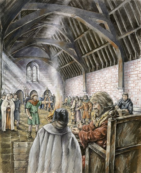 King John's New Hall, Old Sarum, early 13th century, (c1990-2010)