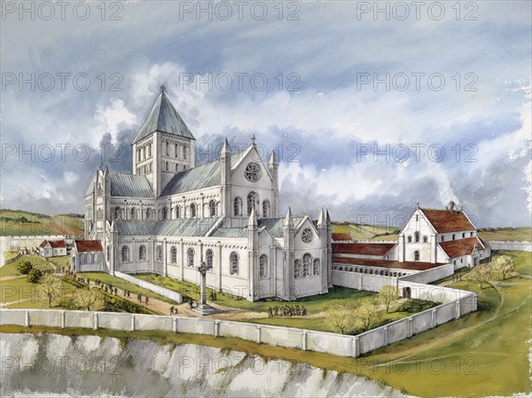 Old Sarum Cathedral, c1150, (c1990-2010)