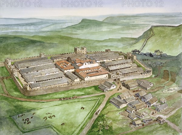 Housesteads Roman Fort, 2rd century, (c1990-2010)