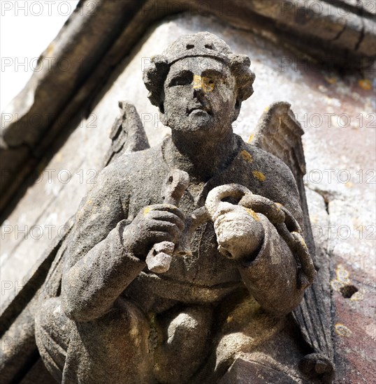 Gargoyle, Holy Trinity Church, Chantry, Whatley, Somerset, 2009