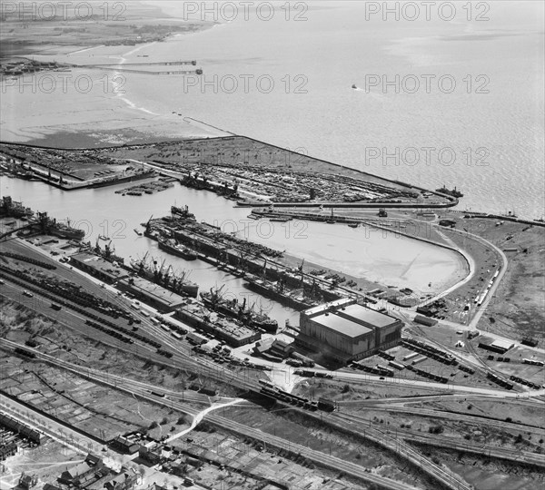 King George Dock, Kingston upon Hull, Humberside, 1947