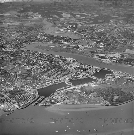 Chatham Dockyard, Kent, 1972