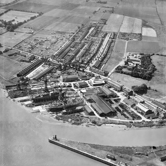 Goole Shipbuilding and Repairing Co Ltd Works, Goole, East Riding of Yorkshire, 1950