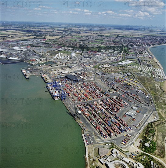 The Port of Felixstowe, Suffolk, 1997