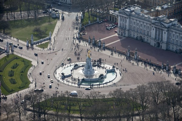 Queen Victoria Memorial outside Buckingham Palace, Westminster, London, 2015
