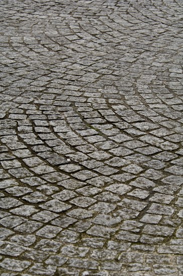 Cobbled street surface, Castlefield area, Manchester, c2009