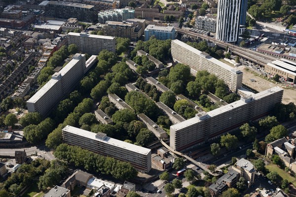 Heygate Estate, Heygate Street, Elephant and Castle, London, 2012