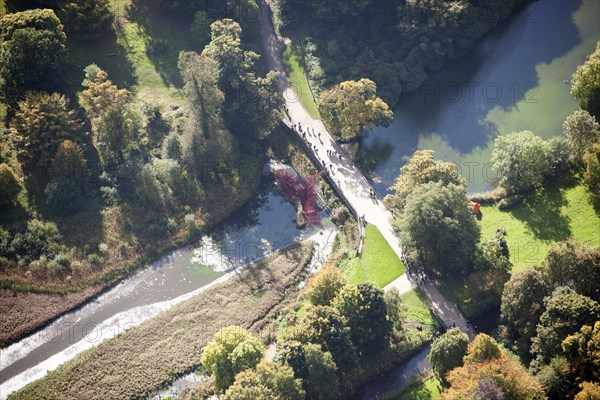 Cascade Bridge and Weir, Yorkshire Sculpture Park, Bretton Hall, Wakefield, 2015