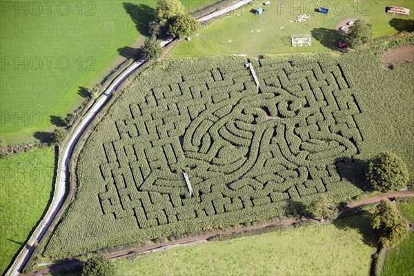 Maize Maze, Jowett House Farm, Cawthorne, Barnsley, South Yorkshire, c2015