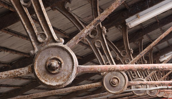 Dye house roof, Ditherington Flax Mill, Spring Gardens, Ditherington, Shrewsbury, Shropshire, c2016