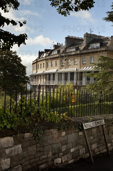 Georgian houses in The Paragon, Clifton, Bristol, 2011