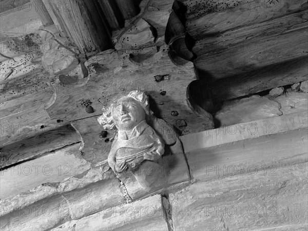 Lute player, St John The Baptist's Church, Thaxted, Essex