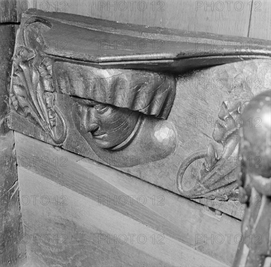 Misericord, St Michael's Church, Bishop's Stortford, Hertfordshire, 1945-1980