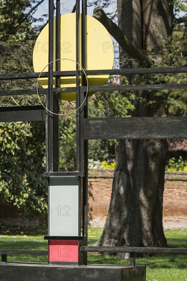 'Construction (Crucifixion)', sculpture by Barbara Hepworth, Winchester Cathedral, Hampshire, 2015 Artist