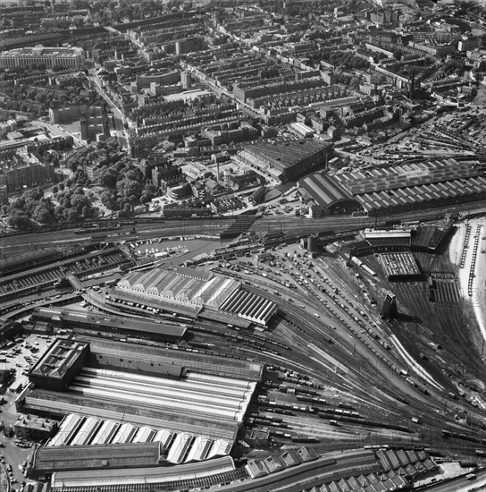 King's Cross Station, Camden, London, 1963