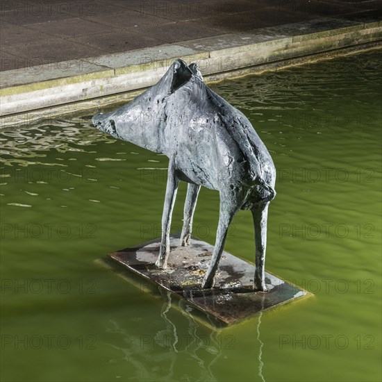 Boar', the Water Gardens, Harlow, Essex, 2015