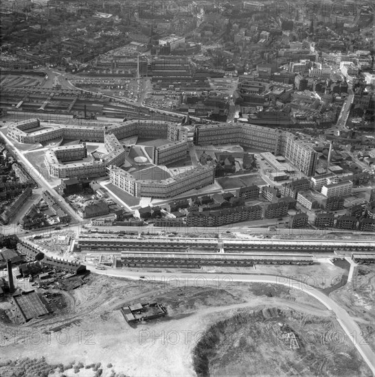 Park Hill Estate, Sheffield, South Yorkshire, 1961