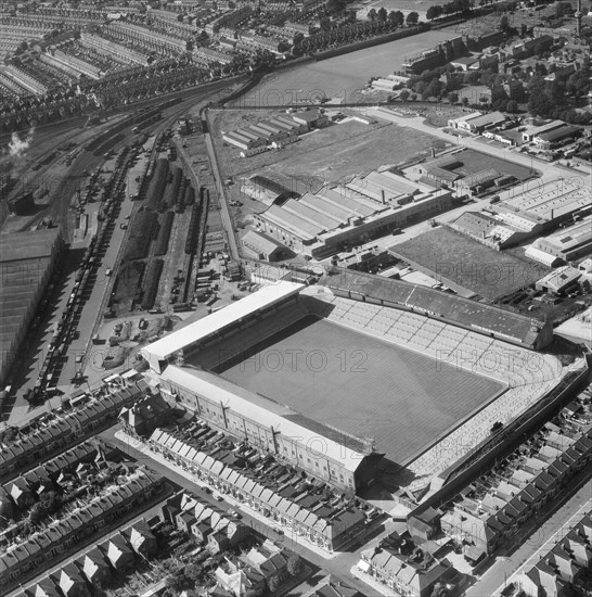 Fratton Park, Portsmouth, Hampshire, 1957