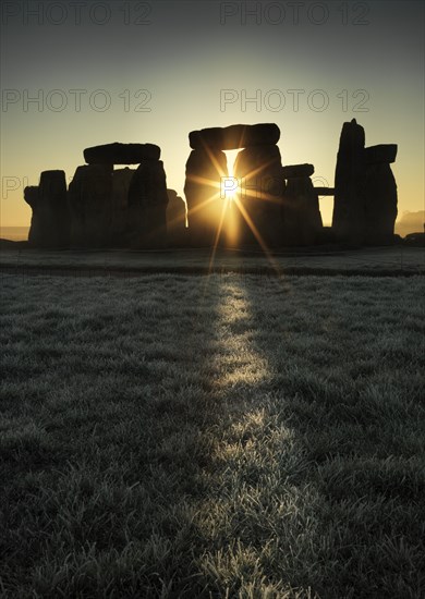 Stonehenge, Wiltshire, at sunrise, c2015