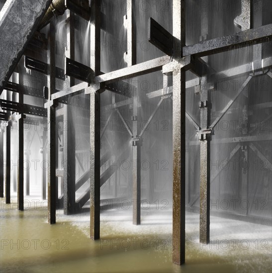 Base of the south-east natural draft cooling tower, Didcot 'A' Power Station, Oxfordshire, 2013