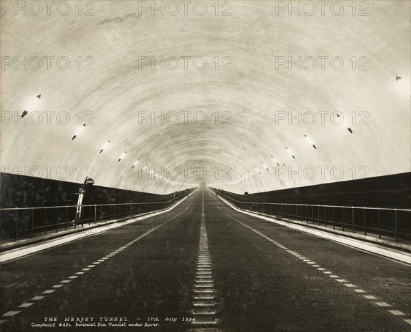 Mersey Tunnel, Liverpool, Merseyside, 1934