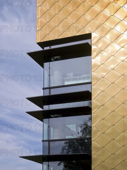 The Hive, University and public library, Sawmill Walk, the Butts, Worcester, Worcestershire, 2012