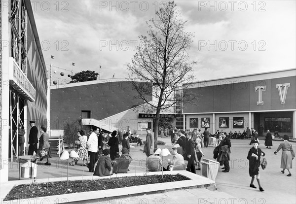 Homes and Gardens Pavilion, Festival of Britain site, South Bank, Lambeth, London, 1951