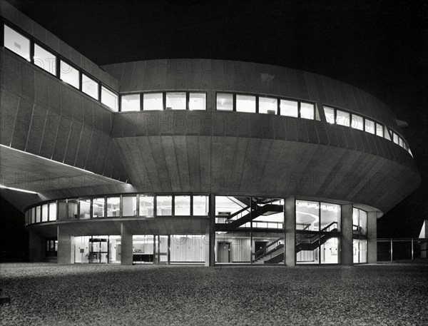 Control room, Fawley Power Station, Hampshire, 1968