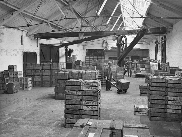 Goods shed, West Lancashire Station, Fishergate Hill, Preston, Lancashire, 1927