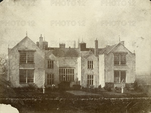 Bradfield House, Uffculme, Devon, April 1853