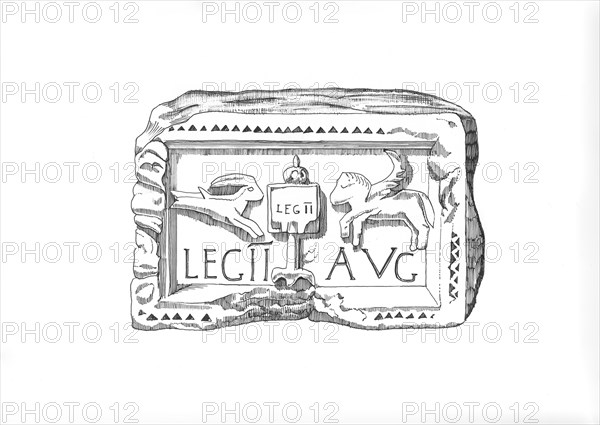 Roman legionary emblem, c1985-c1989