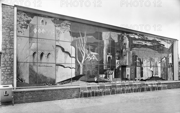 Homes and Gardens Pavilion, Festival of Britain site, South Bank, Lambeth, London, 1951