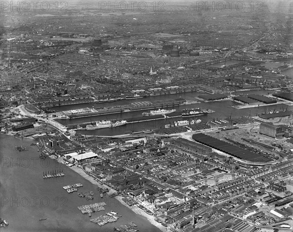 East India Docks, London, 1937