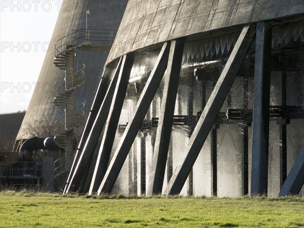 Base of cooling towers, Didcot 'A' Power Station, Power Station Road, Didcot, Oxfordshire, 2013