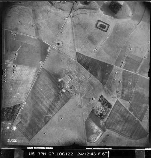 Stonehenge, Wiltshire, Christmas Eve 1943