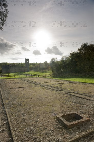 Wharram Percy deserted village, North Yorkshire, 2011