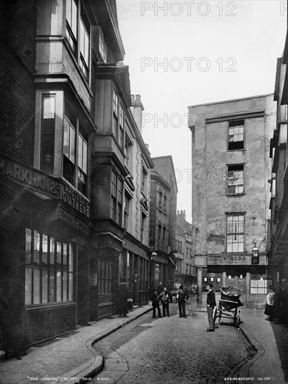 Cloth Fair, City of London, 1890s